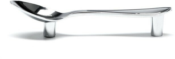 Ручка скоба "Ложка" CAPPIO, м/о 76 мм, цвет хром - фотография № 9