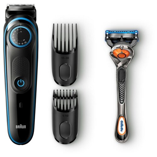 Триммер для бороды Braun BT5240 + Бритва Gillette