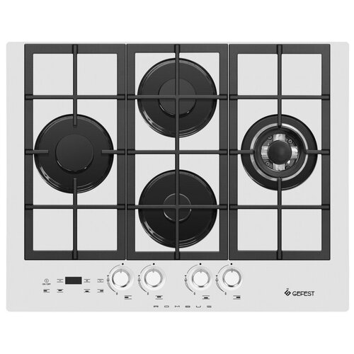 Газовая варочная панель GEFEST 2231-08 Р12 белый 3835900₽