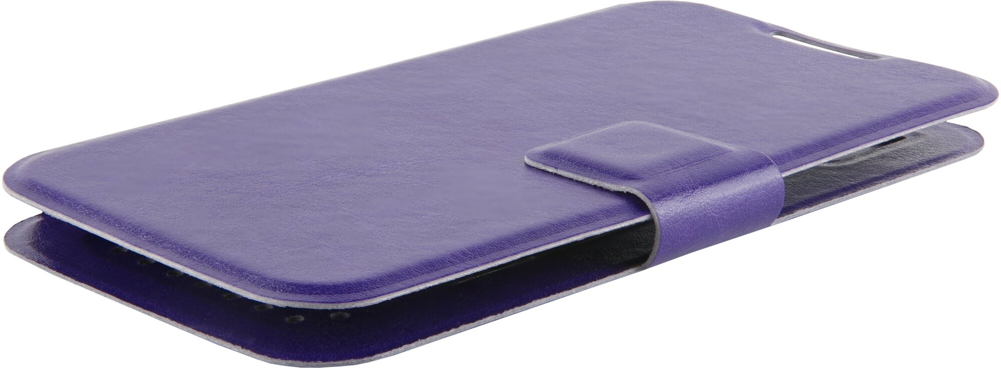 Защитный чехол для смартфона 4,2-5 дюйма универсальный/Case/Накладка для смартфона/Чехол - книжка на телефон с магнитом, фиолетовая