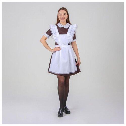 фото Карнавальный костюм страна карнавалия "фартук белый", р. 48, с набором шаров 5 штук