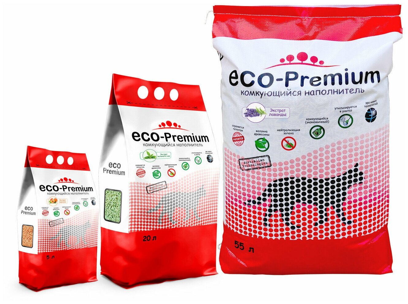 ECO Premium GREEN наполнитель древесный без запаха (1,9 кг 5 л) - фотография № 4