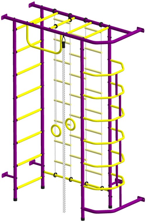 Спортивный комплекс Пионер 9Л пурпурно/жёлтый СГ000002165