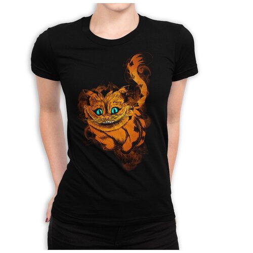 фото Футболка dream shirts летающий чеширский кот женская xs черная