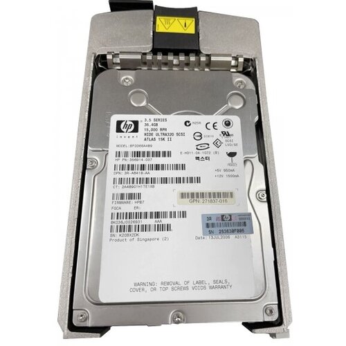 Жесткий диск HP BF0368A4B9 364Gb U320SCSI 35 HDD 2181500₽