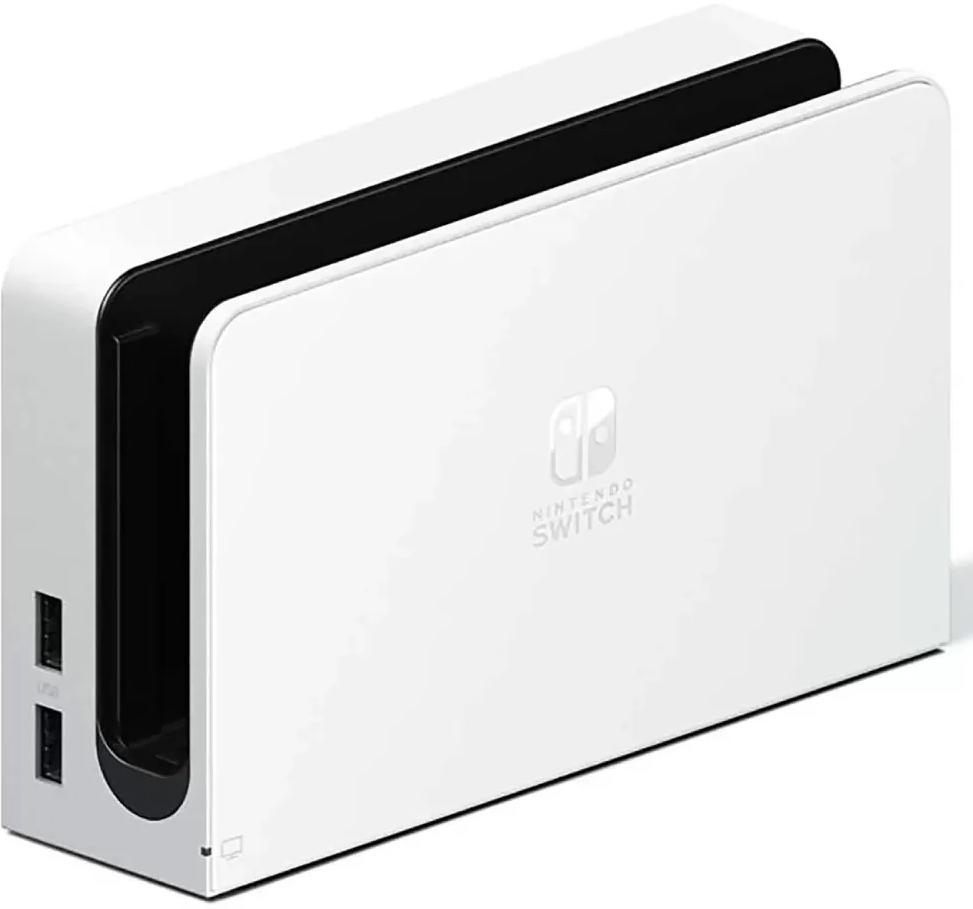 Игровая приставка Nintendo Switch (OLED-модель) White. Требуется адаптер под евро-вилку