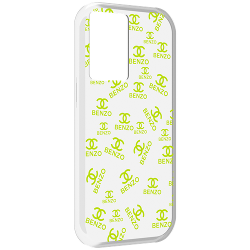 Чехол MyPads Белый-Бензо для OnePlus Nord N20 SE задняя-панель-накладка-бампер