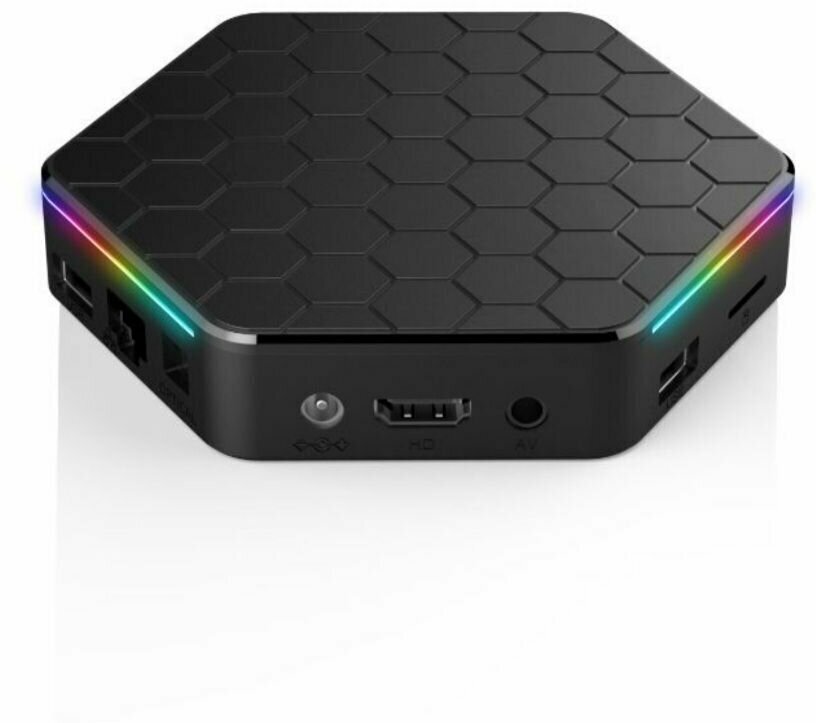 Топовый Смарт ТВ бокс T95Z Plus H618 Андроид 12 Wi-Fi 6 RGB подсветка новинка 2023