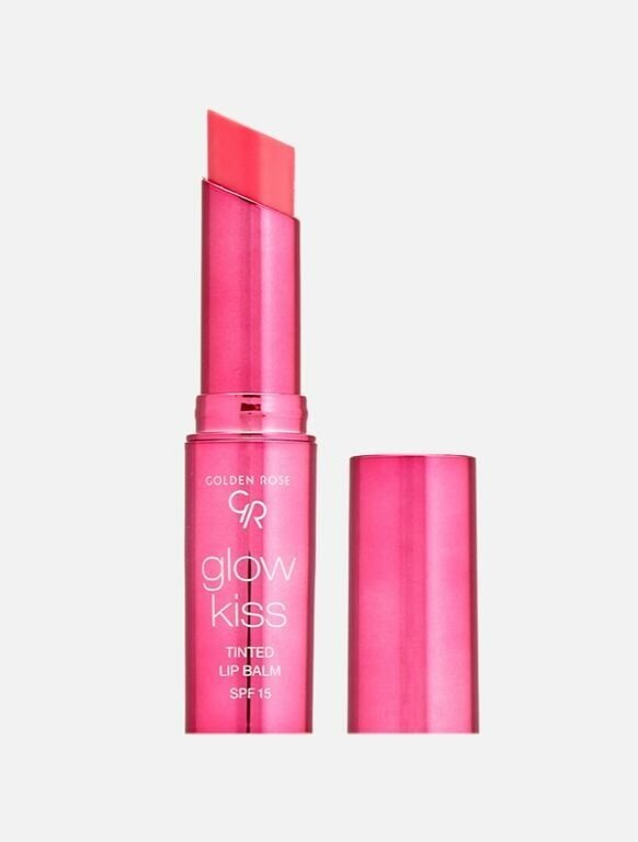 GOLDEN ROSE Тинт- бальзам для губ Glow Kiss Tinted Lip Balm, Berry Pink, №03