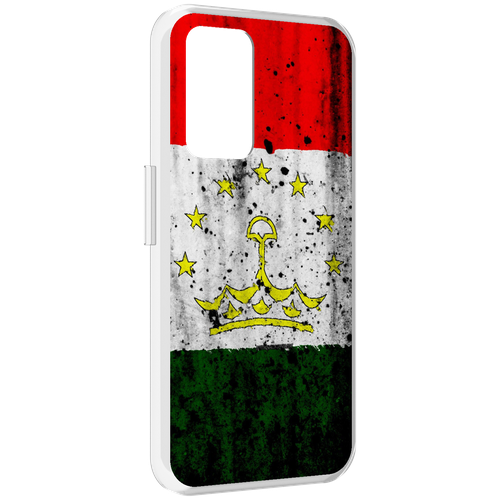 Чехол MyPads герб флаг таджикистан для Realme GT Neo3T задняя-панель-накладка-бампер