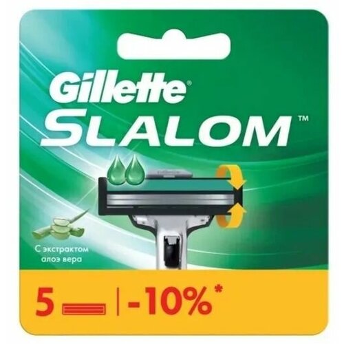 Сменные кассеты Gillette Slalom 5 шт