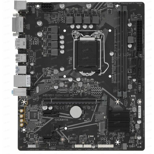 Материнская плата GIGABYTE H510M S2H V2 H510M S2H V2 - LGA 1200 Intel H510 2хDDR4-3200 МГц 1хPCI-Ex16 1хM2 Micro-ATX 2662800₽