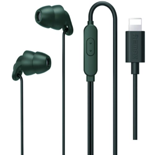 Наушники внутриканальные Remax RM-518i Wired Sleep 8 pin цвет зелёный 58300₽