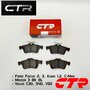 Задние тормозные колодки CTR для Ford Fous, Kuga, Mazda 3, Volvo S40c