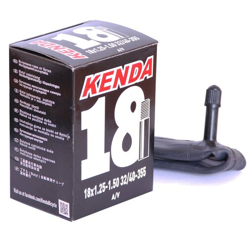 Камера вело 18 узкая 1.25-1.50 (32/40-355) для складных вело. KENDA камера 20 авто 5 510320 узкая 1 25 1 50 32 40 406 для складных вело и др kenda