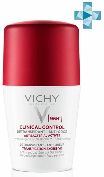 Дезодорант-антиперспирант Clinical control Vichy/Виши 50мл