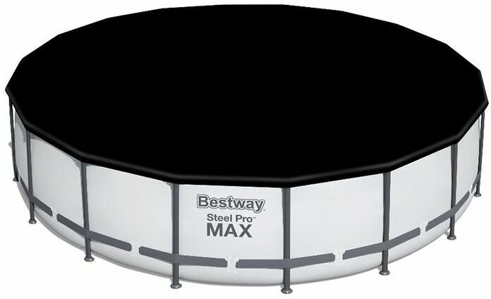 Бассейн каркасный Steel Pro MAX, 549 х 122 см, фильтр-насос, лестница, тент, 56462 Bestway - фотография № 9