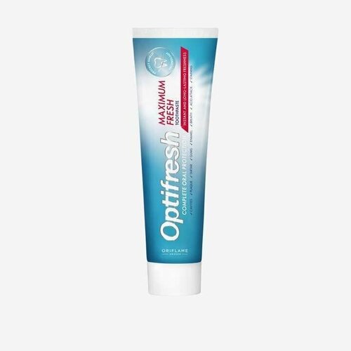 Отбеливающая зубная паста Optifresh Oriflame, 75 мл