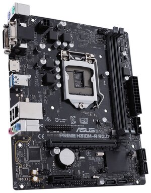 Материнская плата ASUS PRIME H310M-R R2.0 WhiteBox (LGA1151v2, mATX)