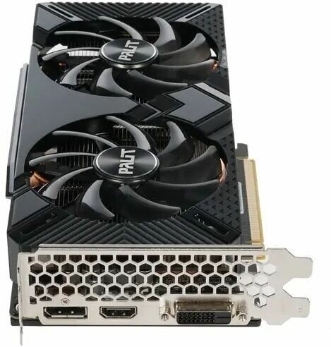 Видеокарта Palit GeForce RTX 2060 Super Dual 1470Mhz PCI-E 3.0 8192Mb 14000Mhz 256 bit DVI HDMI DP NE6206S018P2-1160A-1