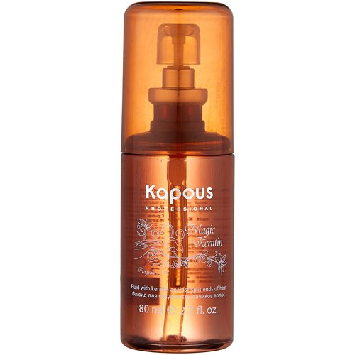 Купить Kapous Fragrance free Флюид для секущихся кончиков волос Magic Keratin, 80 мл