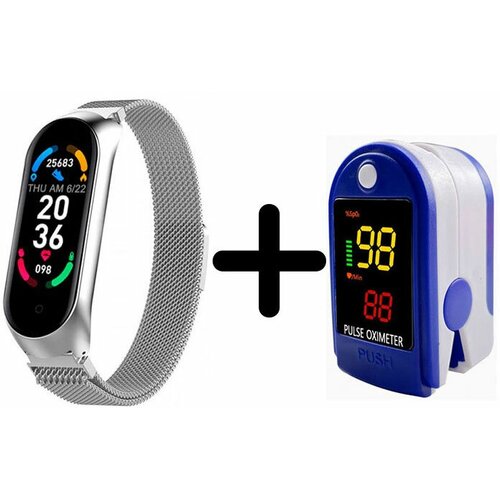 умные часы bluetooth фитнес трекер спортивные цифровые электронные часы для детей мальчиков девочек студентов умные часы фитнес трекер BandRate Smart Комплект BandRate Smart BRSM66BSWB-SET2