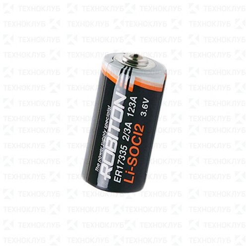 Батарейка Robiton ER17335, 123A, Li-SOCI2, 3.6V 6pcs 16340 lithium battery cr123a cr 123a cr17345 cr123a 3v batteries for camera gas meter camera flashlight dry primary cell