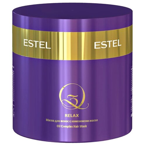 ESTEL Q3 Relax Маска для волос с комплексом масел, 300 мл, банка маска миорелакс new line muscle relax mask multivit 300 мл