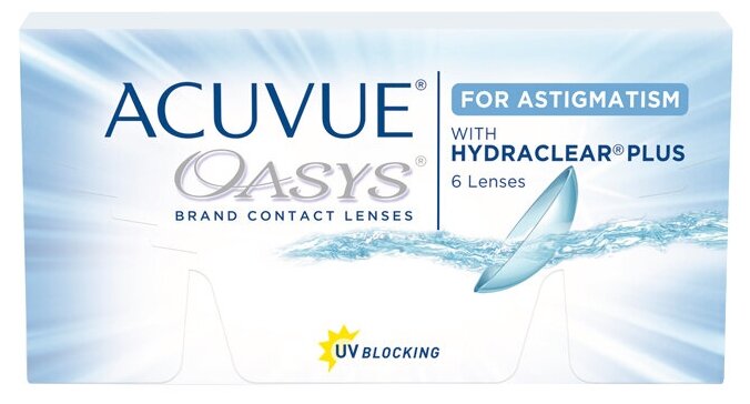 Контактные линзы Acuvue OASYS for Astigmatism with Hydraclear Plus, 6 шт. — купить по выгодной цене на Яндекс.Маркете
