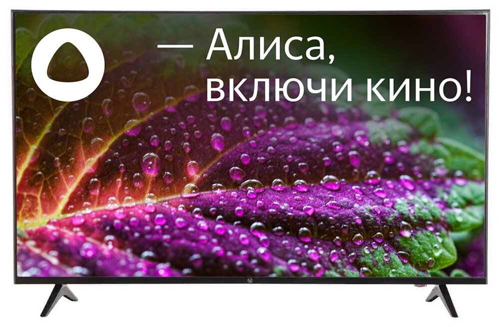 Hi 43" Телевизор Hi VHIX-43F169MSY LED на платформе Яндекс.ТВ, черный