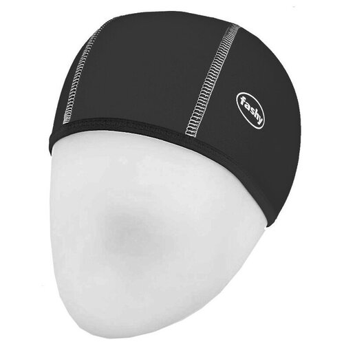 шапочка для плавания латексная тонкая fashy flexi latex cap Шапочка для плавания fashy Thermal Swim Cap Shot 3259, черный