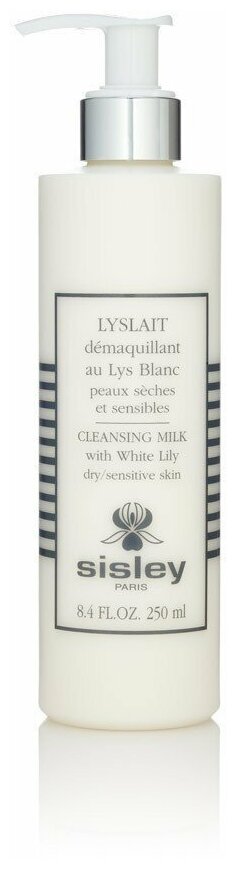 Sisley Paris Молочко для снятия макияжа с белой лилией, 250 мл