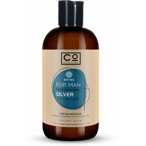 CO PROFESSIONAL FOR MAN шампунь для осветленных волос Silver Shampoo, 250 мл