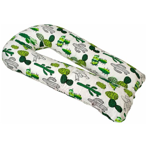 фото Наволочка к подушке для беременных amarobaby u-образная 340х35 (кактусы)