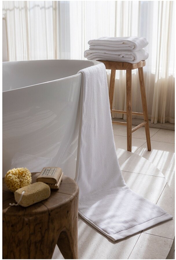 Полотенце банное белого цвета Essential, 70х140 см, Tkano, TK18-BT0015 - фотография № 6