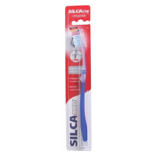 Silcamed Зубная щетка средней жесткости 602