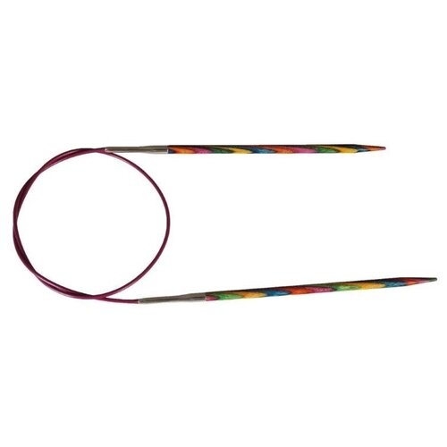 спицы knit pro symfonie 21343 диаметр 7 мм длина 80 см общая длина 80 см разноцветный Спицы Knit Pro круговые Symfonie 21341, диаметр 6 мм, длина 80 см, общая длина 80 см, разноцветный