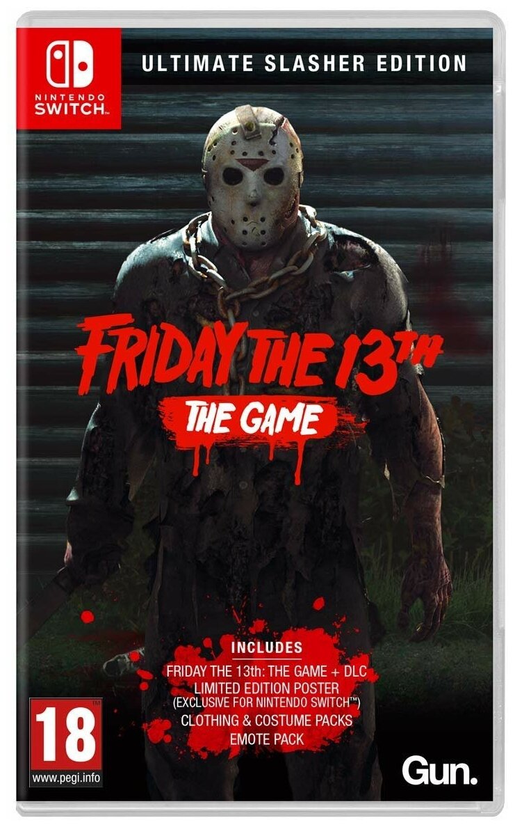 Игра Friday the 13th: The Game. Ultimate Slasher Edition для Nintendo Switch, картридж