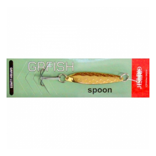 GRFish, Блесна Minnow Spoon, 12г, 70мм, Gold