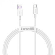 Кабель USB BASEUS Superior Series Fast Charging, USB - Type-C, 6A, 2 м, белый