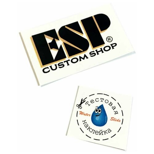 slide Переводная декаль на гитару ESP custom shop (двухцветный)