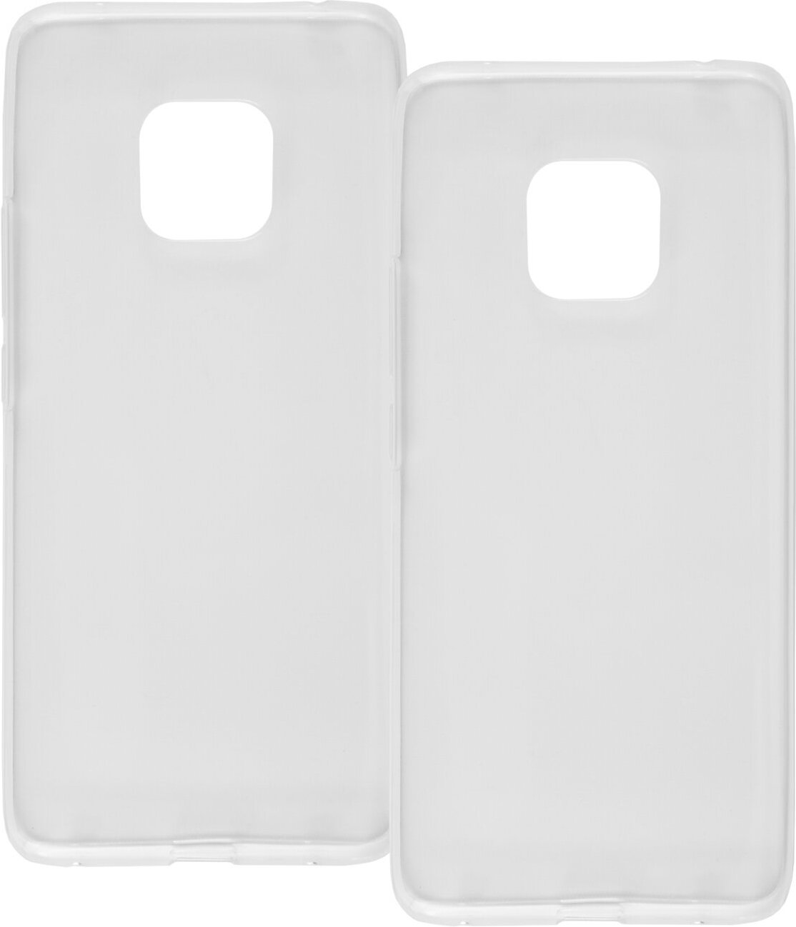 Накладка на Huawei Mate 20 pro/Силиконовый чехол для телефона Хуавей Мэйт 20 Про/Бампер/Защита от царапин/Защитный чехол прозрачный, 2 шт.
