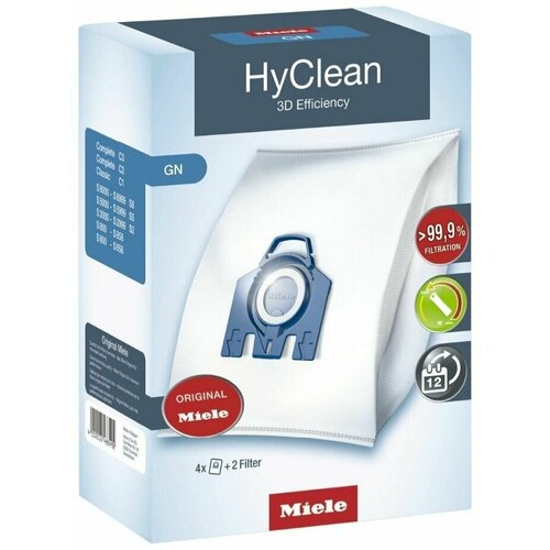 Мешки для пылесосов Miele GN HyClean 3D Blue. Пылесборник Miele GN HyClean 3D Blue