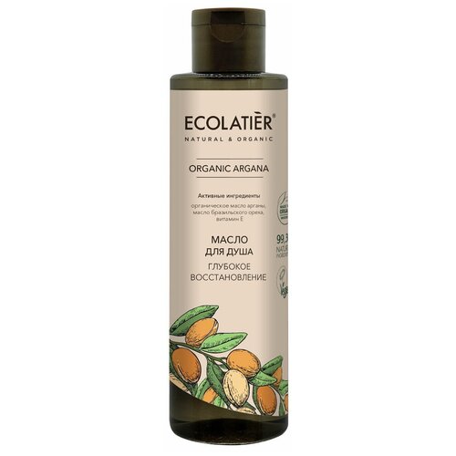 Ecolatier GREEN Масло для душа Глубокое восстановление Серия ORGANIC ARGANA, 250 мл