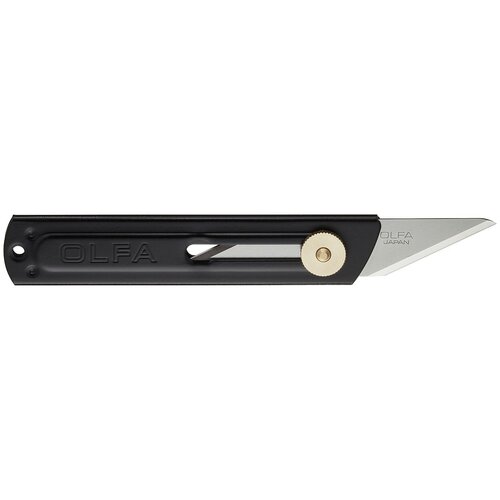 Нож OLFA хозяйственный металлический корпус, с выдвижным 2-х сторонним лезвием, 18мм olfa нож с выдвижным лезвием металлический корпус 9мм