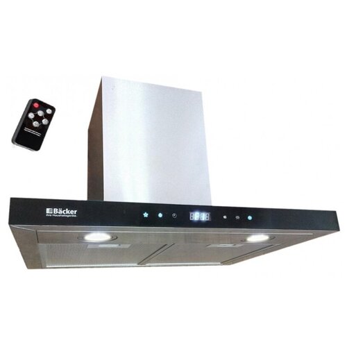 Купольная вытяжка Backer CH-60E-TGL200 BK серебристый 1855600₽