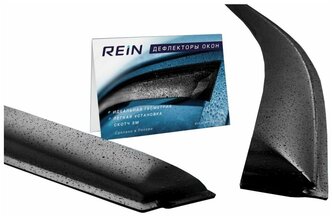 Дефлектор окон REIN REINWV215 для Audi 100 черный