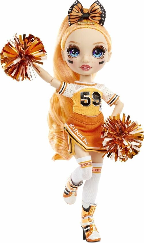 Кукла Rainbow High Cheer Doll Poppy Rowan, оранжевый