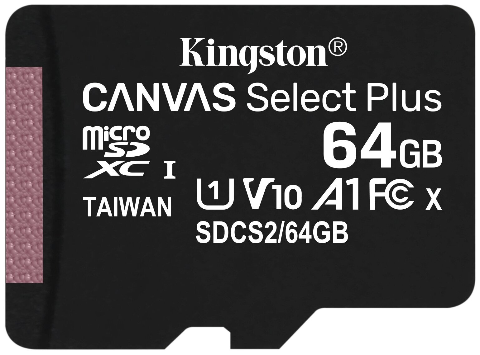 KINGSTON SDCS2/64GBSP Карта памяти 64GB MicroSD class 10 KINGSTON