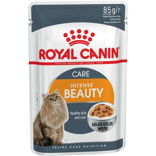 Royal Canin паучи RC Кусочки в желе для кошек 1-7 лет : идеальная кожа и шерсть (Intense Beauty) 41510008R0 | Intense Beauty 0,085 кг 41717 (14 шт)